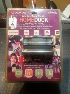 SIRHK3 AUDIOVOX Sirius Satellite Radio Shuttle Homedock