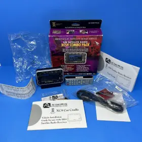 XCS9 AUDIOVOX Xm Satellite Radio Pack Receiver Remote Auto
