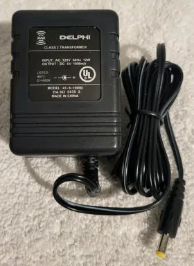 41-6-1000D DELPHI Sirius Xm Radio Wall Power Adapter