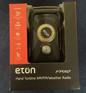 FRX2 ET N Eton Turbine Am Fm Weather Radio Usb Phone Charger