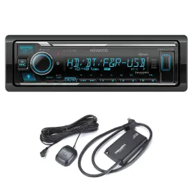 KMMX705-SXM KENWOOD Bluetooth Single Din Media Receiver Cd Xm
