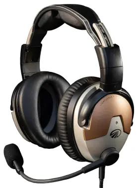 Lightspeed 857820004080 Delta Zulu Anr Aviation Headset - Premium Noise Canceling Blue