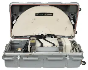 Magnavox Mx-2020p Satcom Transceiver Magnaphone Portable Satellite System- As Is