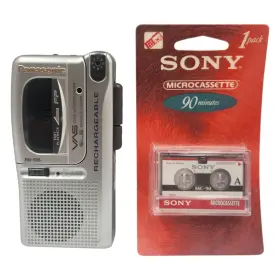 RN-505 PANASONIC Microcassette Recorder Sony Tape