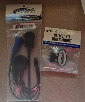 HK-OFSP-3.5-AA RUGGED RADIO Helmet Mic Mount Kit
