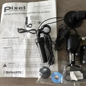 Satellite Radio Supertore Smfgx1 Siriusxm Motorcycle Kit Power Adapter Waterproof Case Antenna