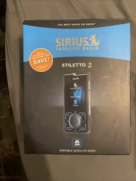 884720009815 SIRIUS Xm Radio Stiletto Satellite Receiver Box