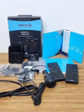 SL-V2DTC SIRIUS Xm Satellite Radio Stiletto Car Unit Dock Kit