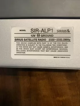 SIR-ALP1 SIRIUS Car Satellite Radio Receiver Antenna Power #3
