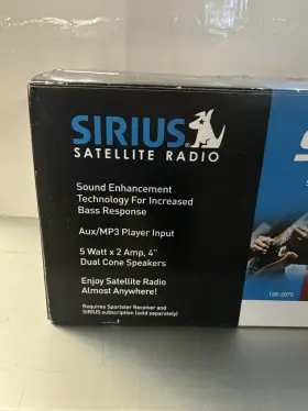 SP-BB1R SIRIUS Sportster Satellite Radio Boombox #2