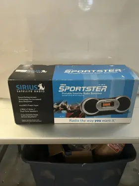SP-BB1R SIRIUS Sportster Satellite Radio Boombox