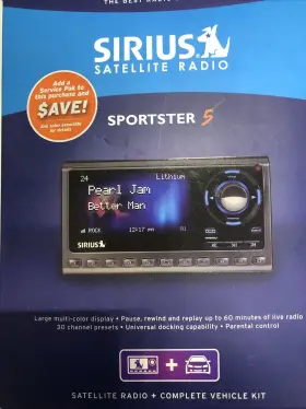 SP57K1 SIRIUS Satellite Radio Sportster Kit #2