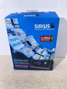 SP6TK1C SIRIUS Sportster Radio Receiver Car Dock Remote