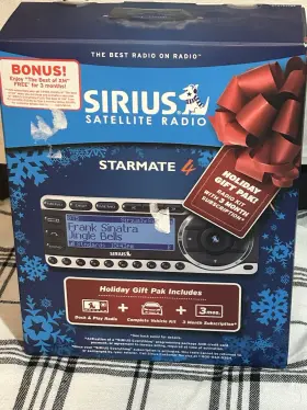 ST4TK1TS3 SIRIUS Satellite Radio Starmate Holiday Pack