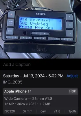 SVSD6 SIRIUS Xm Receiver Stratus Subscription Car Adapter