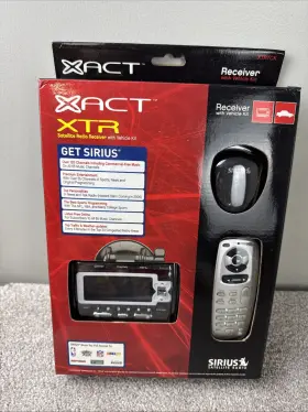 XTR7CK SIRIUS Xact Satellite Radio Receiver Car Remote Kit