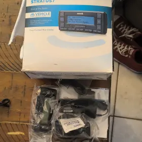 Siriusxm Nsx7dpp1 Stratus 7 Dock And Play Radio Vehicle Kit Easy-to-read Blue Display Black