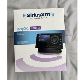 Siriusxm Smuxh1 Onyx Home Satellite Radio Dock And Play Kit Remote Black