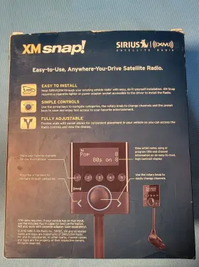 XNS1V1 SIRIUSXM Sirius Xm Snap Satellite Radio Kit #2