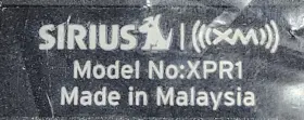 XPR1 SIRIUSXM Sirius Xm Remote Control Satellite Radio #3