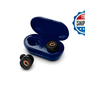 Soar B084j4x615 Nfl True Wireless Earbuds Chicago Bears Nfl-tws2-bear