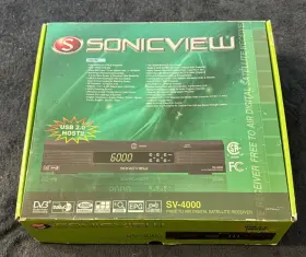 SV-4000 SONICVIEW Air Box Satellite Receiver Remote