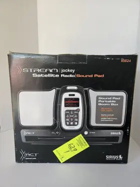 XS024 STREAM JOCKEY Sirius Satellite Sound Pad Radio Boom Box