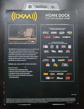 689076770668 XM Mini Tuner Docking Station Audiovox #2
