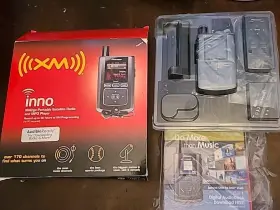Xm Gex-inn02bk New Vintage 2006 Pioneer Portable Satellite Radio/mp3/wma Player