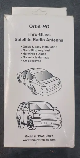 TWGL-SR2 XM SIRIUS Radio Glass Satellite Antenna