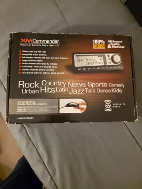 Xm Xm-rvf-fm-001 Commander Universal Satellite Radio Receiver Xm-rvr-fm-001 Open Box