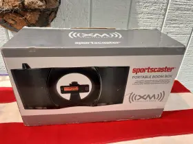 XMB1010K XM Sportscaster Boombox Satellite Radio