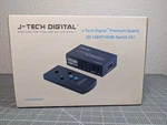 J-tech Digital 3d 1080p Hdmi Switch 3 X 1 Remote Control Jtd3dsp0301. Fixed Price $19.99.