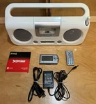 Belkin F5x007 Xm Sirius Radio Satellite Boombox & Audiovox X Press 136-4345. Fixed Price $54.00.