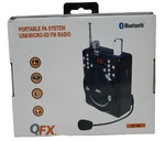 Qfx Portable Pa System Usb/micro-sd Fm Radio Bt-90, Bluetooth. Fixed Price $17.99.