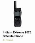 Iridium Extreme 9575n Military Grade Satellite Phone Unlocked Open Box. Fixed Price $529.00.
