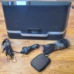 Sirius Sxaab1 Portable Speaker Dock With Antenna & 12 Volt Car Plugin. Fixed Price $20.00.