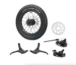 Radio Zuma 14" Rear Wheel And Disc Brake Upgrade Kit Msrp $95. Fixed Price $55.00.