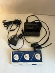 Plantronics Wo2 Wireless Headset Base, Over The Head Ear & Mic, Charger. Fixed Price $19.99.
