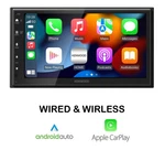 Kenwood Car Video Receiver 6.8" Touch Wireless Carplay Android Auto Dmx5710s. Fixed Price $339.95.
