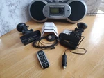 Sirius Xm Satellite Radio Sportster Sp-b1 Ra Boombox W/ Sp-r2 Car Docks-lot. Fixed Price $129.95.