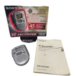 Vintage Sony Ic Recorder Icd-37 Silver Digital Voice W/ Manual Japan. Fixed Price $33.14.