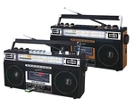 Supersonic Retro 4-band Radio & Cassette Player With Bluetooth. Fixed Price $54.99.